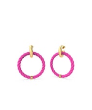 GUESS LET S GET LOUD Große Torchon Creolen - Ohrringe