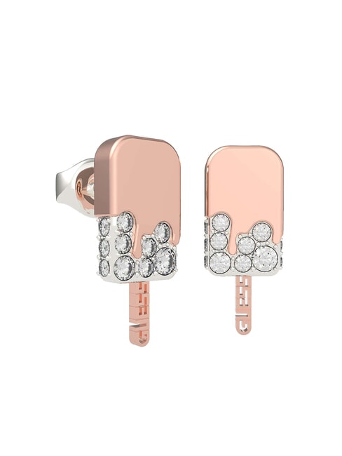 GUESS I MELT FOR YOU Metallische Eiscreme-Ohrringe rho / rog - Ohrringe