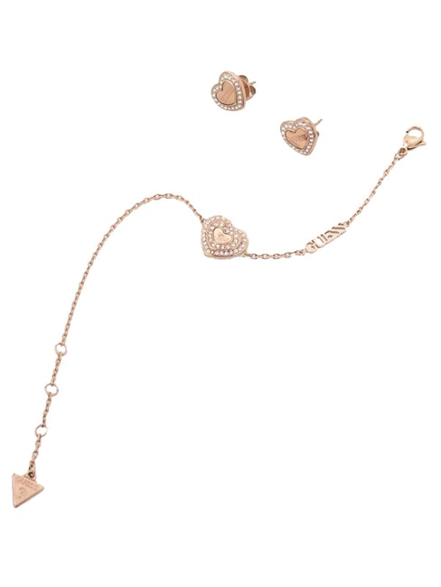 GUESS AMAMI GIFT BOX Armband + Ohrringe ROTGOLD - Ohrringe