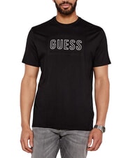 GUESS BSC EMBOSSED LOGO T-Shirt mit gepr&auml;gtem Aufdruck - Herren-T-Shirts