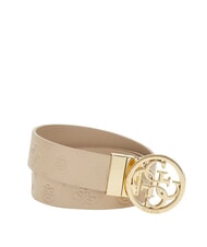 GUESS PHOEBE Gürtel einfach taupefarbenes Logo - Gürtel - 1