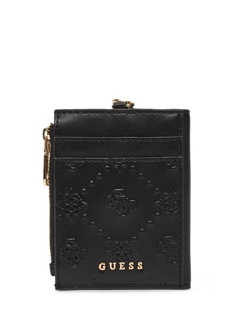 GUESS PEONY Geldbörse mit Karabiner SCHWARZ - Brieftaschen Damen
