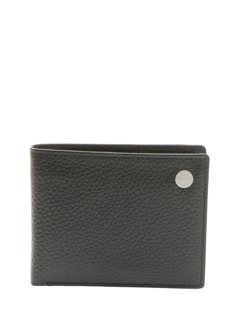 SPALDING SNAP Mittelgroße Brieftasche aus Leder Schwarz - Brieftaschen Herren