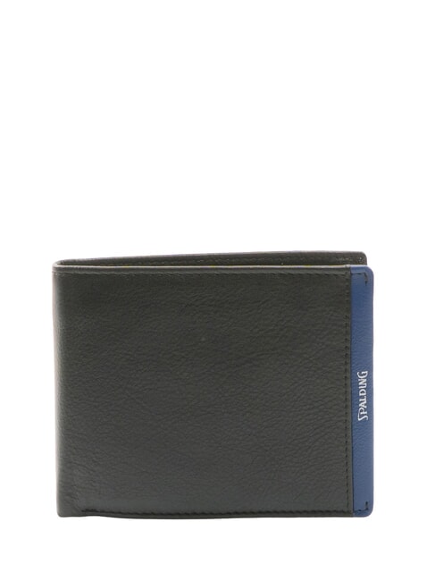 SPALDING SNAP  Herren Leder Geldbörse schwarz/marine - Brieftaschen Herren