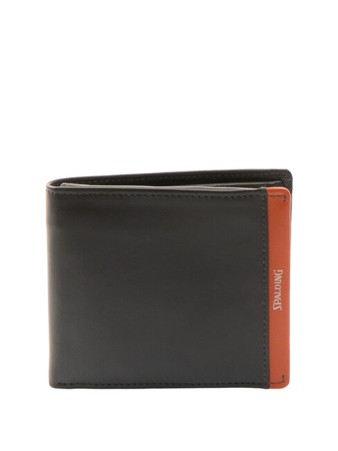 SPALDING SNAP  Ledergeldbörse mit Münzfach braun/orange - Brieftaschen Herren
