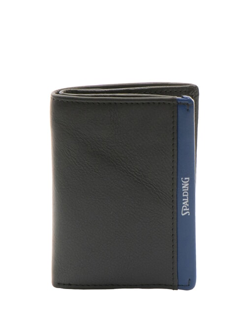 SPALDING SNAP  Herren Leder Geldbörse schwarz/marine - Brieftaschen Herren