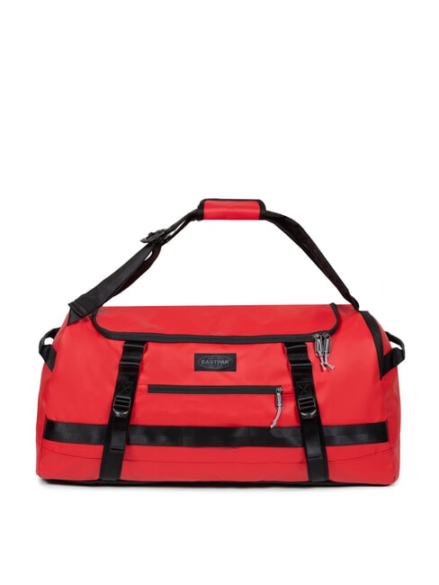 EASTPAK DUFFEL PACK M Mittelgroßer Reiserucksack Plane rot - Reisetaschen