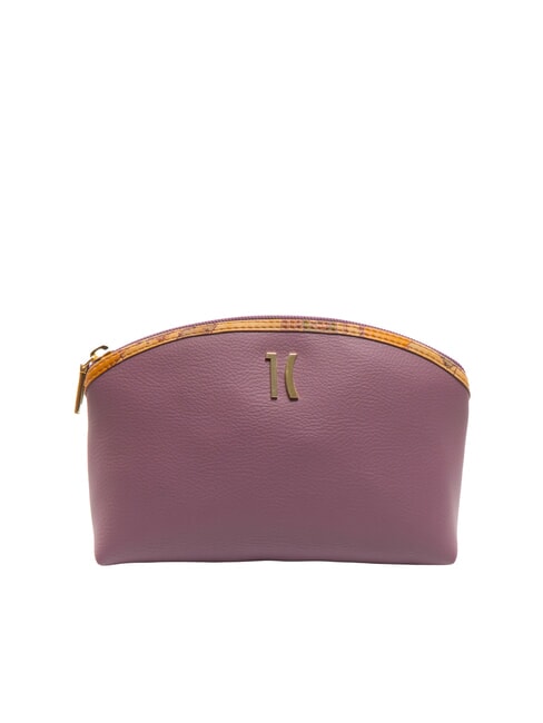 ALVIERO MARTINI PRIMA CLASSE GEO Runde Schönheit mit Logo mauve - Beauty-Case