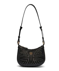 PINKO HALF MOON BABY Umhängetasche schwarz-antikgold - Damentaschen - 1