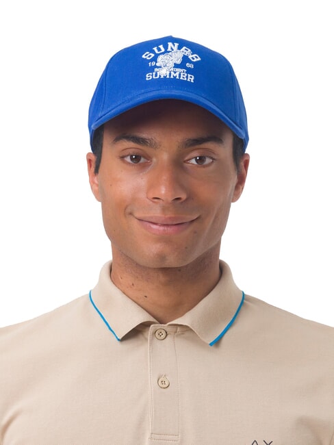 SUN68 LOGO Baseballkappe Blau - Mützen/Hüte