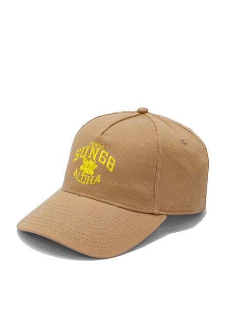 SUN68 LOGO Baseballkappe Sand - Mützen/Hüte