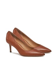 RALPH LAUREN LANETTE Lederdekolleté tiefes Sattelbraun - Damenschuhe - 1