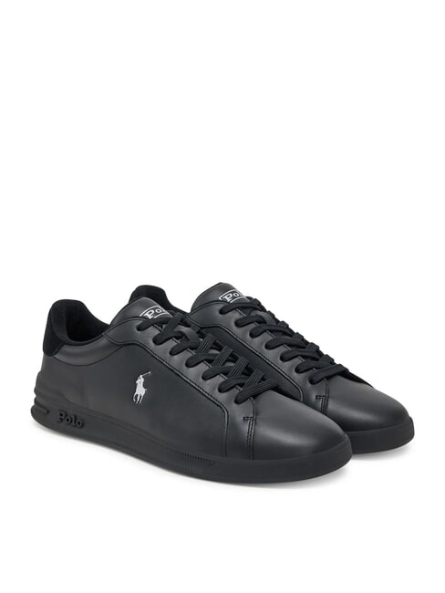 RALPH LAUREN HERITAGE COURT II  Leder-Sneakers schwarz/weichgrau pp - Schuhe Unisex
