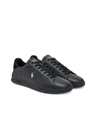 RALPH LAUREN HERITAGE COURT II  Leder-Sneakers schwarz/weichgrau pp - Schuhe Unisex - 1