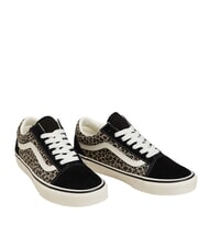 VANS OLD SKOOL COLOR THEORY Canvas-Sneaker schwarz/leopard - Schuhe Unisex - 1
