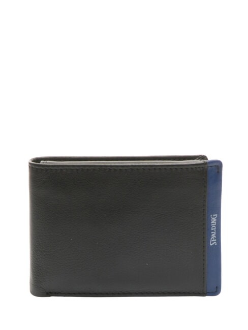 SPALDING STRIPE Lederbrieftasche mit Klappe schwarz/marine - Brieftaschen Herren