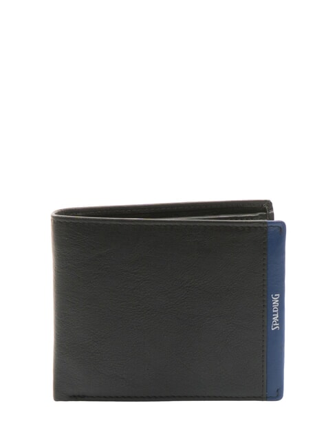 SPALDING SNAP  Ledergeldbörse mit Münzfach schwarz/marine - Brieftaschen Herren