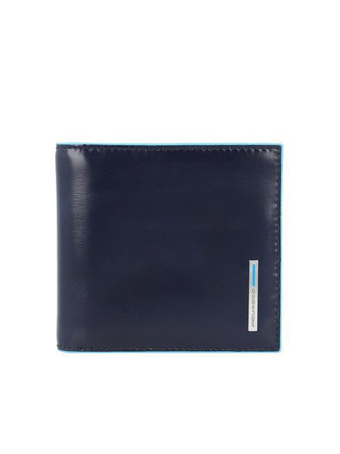 PIQUADRO BLUE SQUARE Ledergeldbörse Blau - Brieftaschen Herren