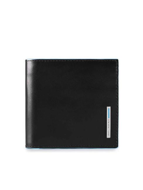 PIQUADRO BLUE SQUARE Ledergeldbörse Schwarz - Brieftaschen Herren