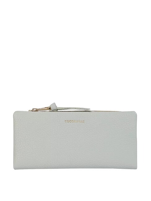 COCCINELLE SOFTY Portemonnaie aus genarbtem Leder Seladongrün - Brieftaschen Damen