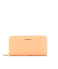 COCCINELLE METALLIC SOFT Geldbörse aus strukturiertem Leder Sonnenaufgang - Brieftaschen Damen - 1