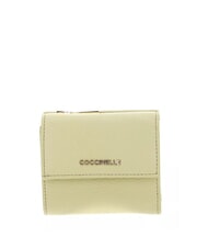 COCCINELLE METALLIC SOFT Portemonnaie aus genarbtem Leder Kalkw&auml;sche - Brieftaschen Damen - 1