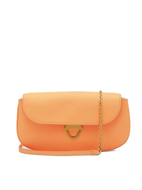 COCCINELLE DEW Kleine Tasche aus gehämmertem Leder Sonnenaufgang - Damentaschen