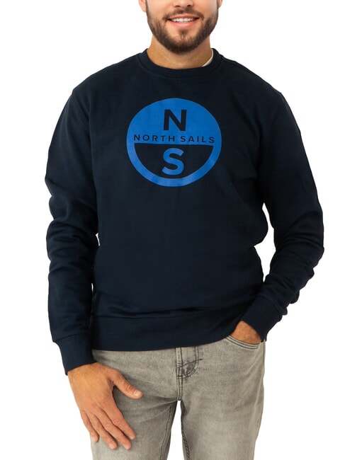 NORTH SAILS BASIC Sweatshirt mit Rundhalsausschnitt und Logo-Print Kombination 1 - Sweatshirts Herren