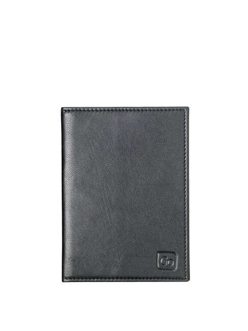 GO TRAVEL GO  Reisepasshülle aus Leder Schwarz - Reisezubehör