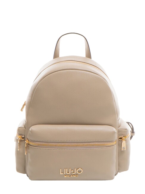 LIUJO EVRIM Mittlerer Rucksack mit Taschen Wüstentaupe - Damentaschen