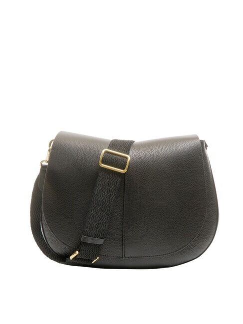 GIANNI CHIARINI HELENA ROUND Kleine Umhängetasche aus Leder Schwarz - Damentaschen