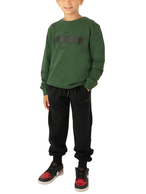 JOHN RICHMOND PETERSI Kompletter Trainingsanzug mit Sweatshirt und Hose Halterung/schwarz - Trainingsanzüge für Kinder