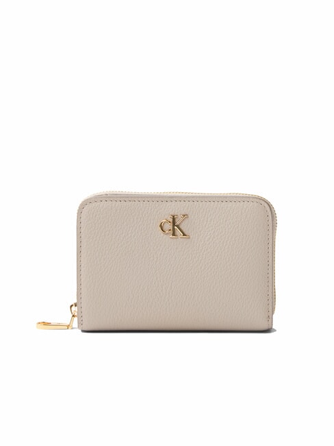 CALVIN KLEIN CKJ MINIMAL MONOGRAM Mittelgroße Brieftasche aus Leder Chateau - Brieftaschen Damen