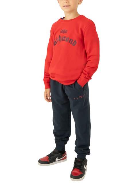 JOHN RICHMOND GUMMEL Sweatshirt + Hose rot/blau - Trainingsanzüge für Kinder