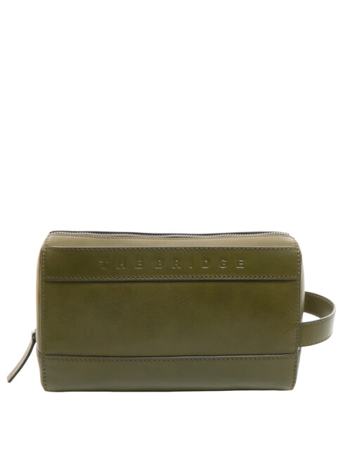 THE BRIDGE GIACOMO  Schönheit in Leder Thymian/Dunkelruthenium - Beauty-Case