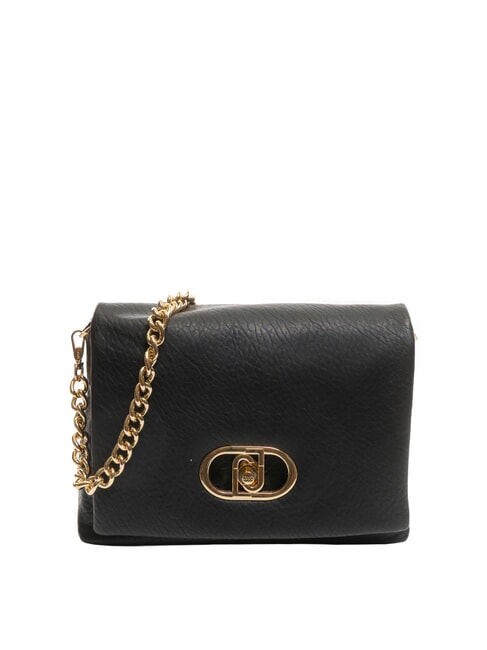 LIUJO LAPUFFY Umhängetasche mit Überschlag SCHWARZ - Damentaschen