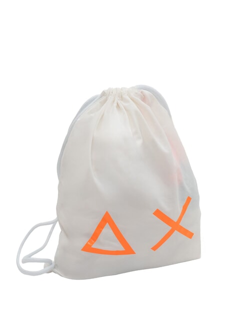 SUN68 SHOE BAG Schuhbeutel weiß/fluoreszierendes orange - Reisezubehör