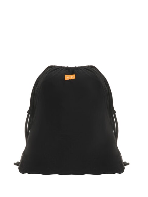 SUN68 NYLON Rucksack mit Kordelzug Schwarz - Rucksäcke für Schule &amp; Freizeit