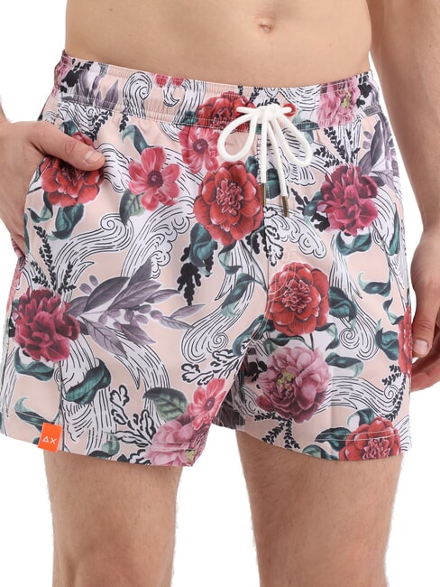 SUN68 JAPAN Herren Strandkostüm Beige - Herrenbadehosen