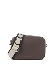 COCCINELLE TEBE Schultertasche aus strukturiertem Leder Brünette - Damentaschen - 1