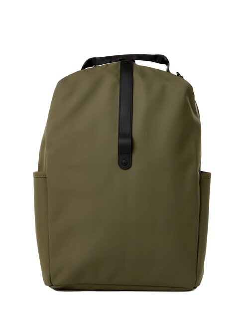 RAINS CLIP FRONT Wasserdichter Rucksack Sumpf - Rucksäcke für Schule &amp; Freizeit