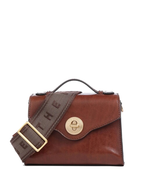 THE BRIDGE IRENE  Mini-Umhängetasche aus Leder BRAUN - Damentaschen