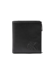 CALVIN KLEIN SCULPTED IMPRESS Mini-Geldbörse aus Leder - Brieftaschen Herren