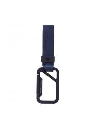 PIQUADRO PQJ Schl&uuml;sselanh&auml;nger aus Leder Blau - Schl&uuml;sselanh&auml;nger und Schl&uuml;sseletuis - 1