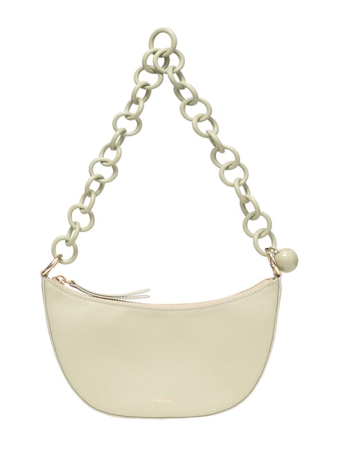 FURLA SFERA Ares Ledertasche mit Kettengriff heller Salbei - Damentaschen