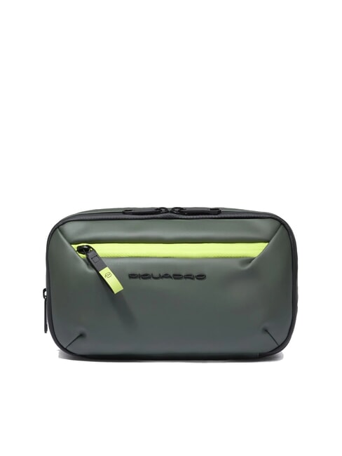 PIQUADRO CORNER SPECIALE GOMMATO Wasserabweisendes Beautycase GRÜN - Beauty-Case