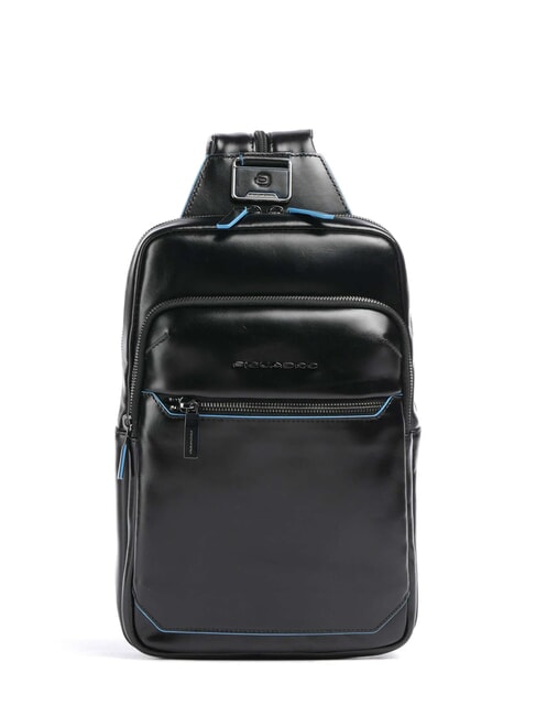 PIQUADRO BLUE SQUARE Tragbarkeit eines Rucksacks mit einer Schulter Schwarz - PC-Rucksäcke