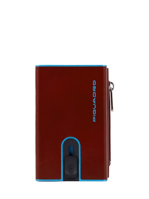 PIQUADRO BLUE SQUARE Lederbrieftasche mit Schiebesystem Leder4 - Brieftaschen Herren