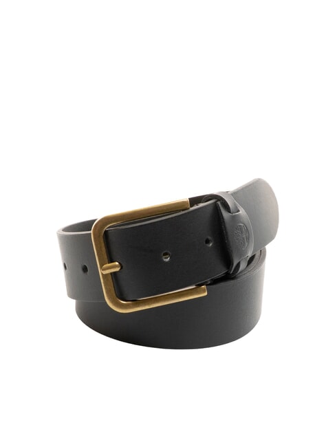 TIMBERLAND CASUAL Kürzbarer Ledergürtel Schwarz - Gürtel