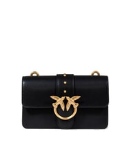 PINKO LOVE ONE CLASSIC Mini-Umh&auml;ngetasche aus Leder - Damentaschen